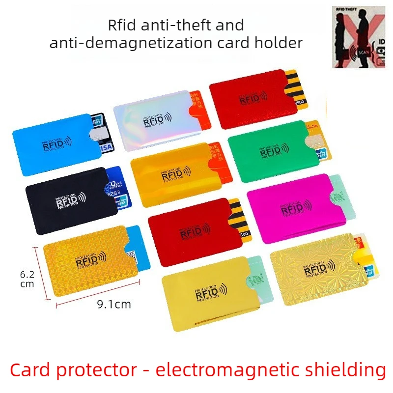 

20 шт. Умные RFID-чехлы для банковских карт с защитой от кражи, размагничивания и считывания NFC, защитный чехол для персональных карт, RFID-рукав