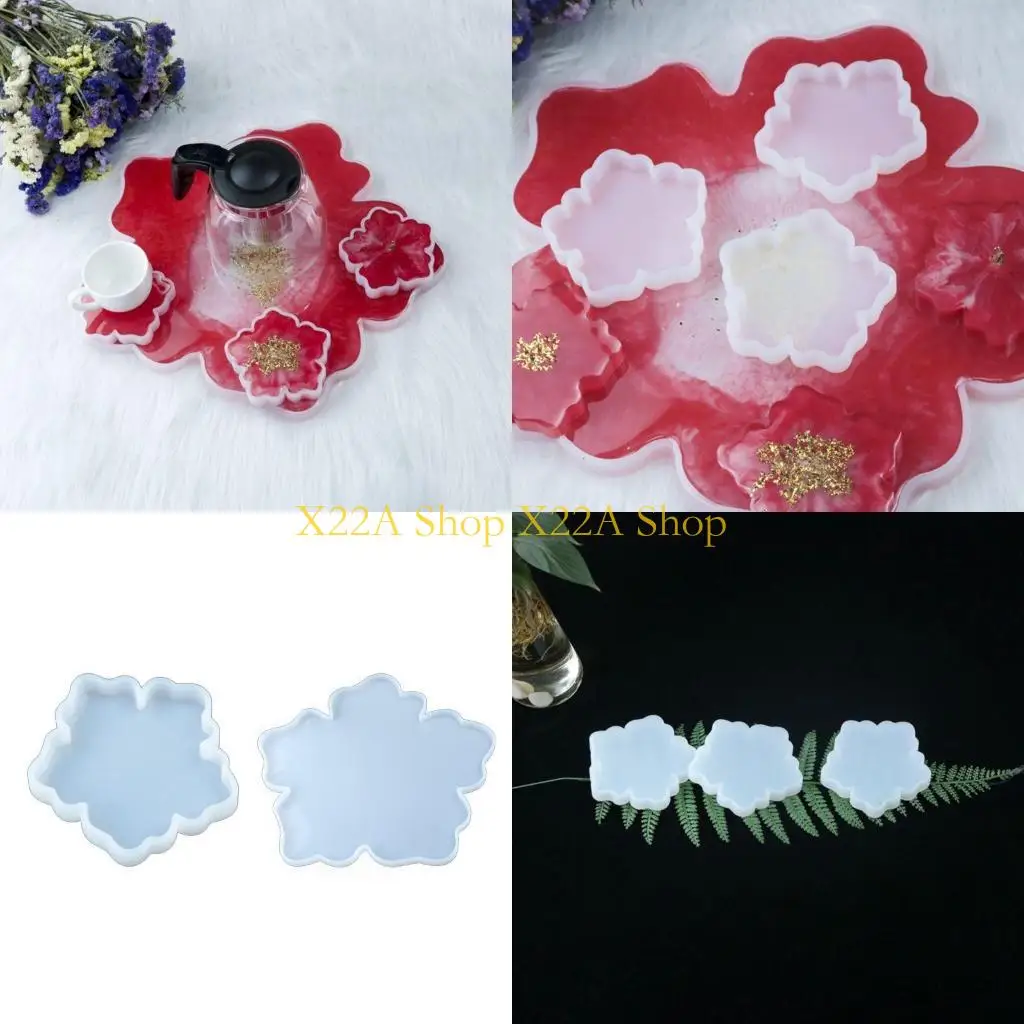 

Unique Crystal Epoxy Resin Mold Flower Casting Mould Handmade DIY Crafts Silicone Making Tool