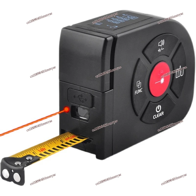 Digital Rangefinder Tape Measure 3-in-1 Intelligent Electronic Measuring Ruler Charging Multi-function