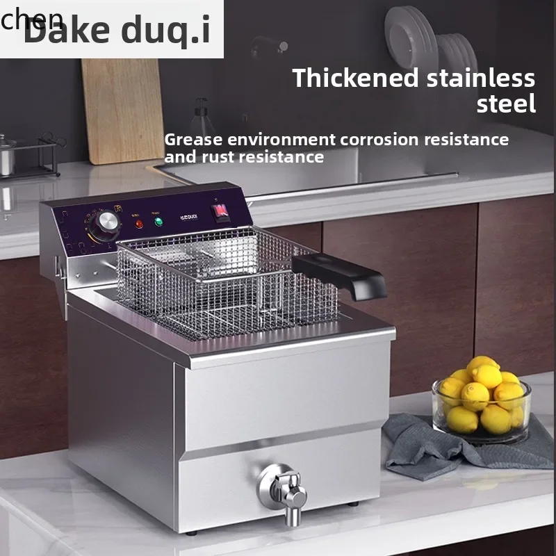 

Electric Fryer Single Cylinder Large Capacity Fryer Skewers French Fries