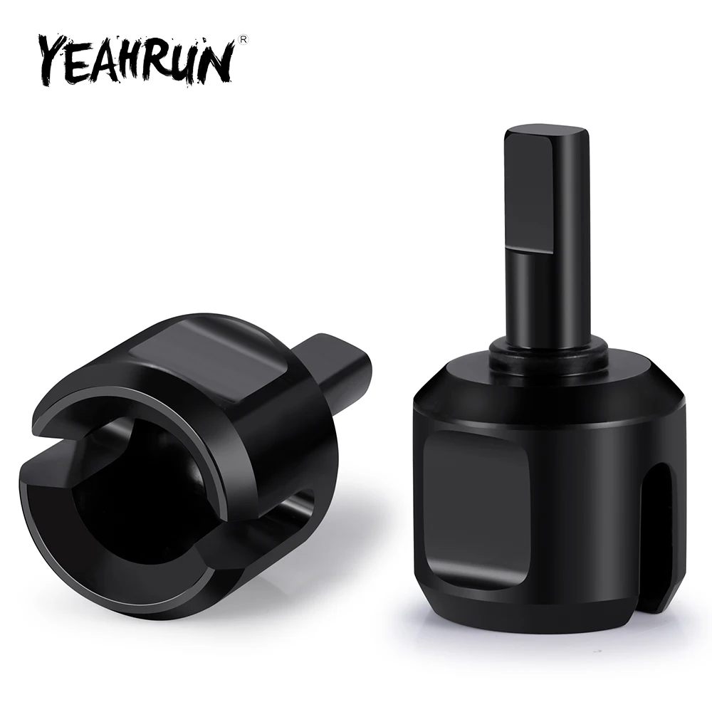 YEAHRUN 2Pcs/Set Steel Diff Drive Cup for Tamiya TT01 TT02 BT01 1/10 RC Drift Car Upgrade Parts