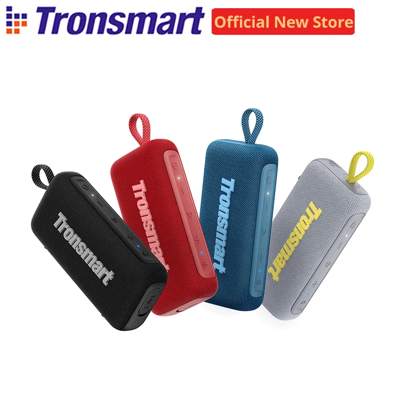 Altoparlante portatile Tronsmart Trip 2 Altoparlante Bluetoth con bassi migliorati, impermeabile IPX7, riproduzione 20 ore, per campeggio, esterno