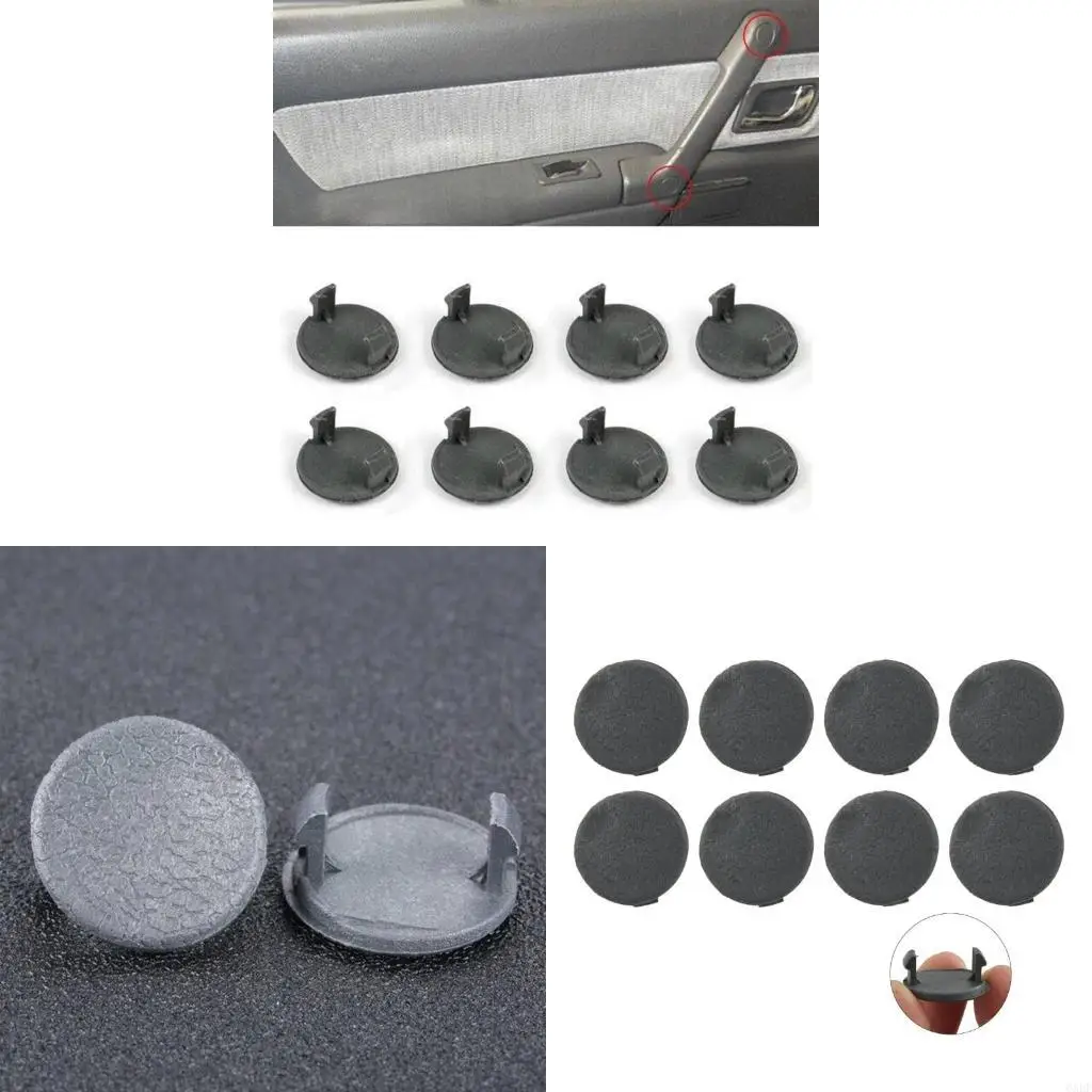 6XDF Upgraded Plastic Door Handle Screw Cap Cover MB777725 MB777731 Auto Spare Parts- Easy Installation for MK2 V31 V33 V43