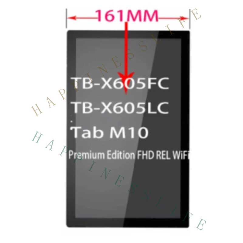 ZR+   10.1 For Lenovo Tab 5 Plus M10 TB-X605FC TB-X605LC LCD Display Screen Digitizer