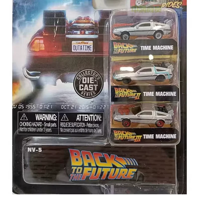 Jada Back to the Future Alloy Simulation Car Model Static Collection Decoratede Holiday Gifts Toys Souvenir Gift - view 5