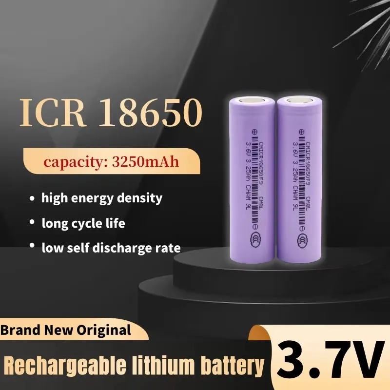 

18650 lithium battery 3250mAh 3.7v rechargeable battery suitable for power tools, drills, chainsaws, and electric vehicles