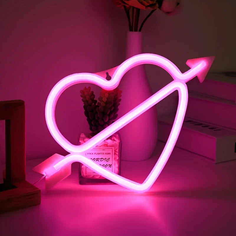 Love Neon Lights Artistic LED Ornaments Lights USB/battery Powered Holiday Parties Weddings Bars Rooms Night Sign Light 305