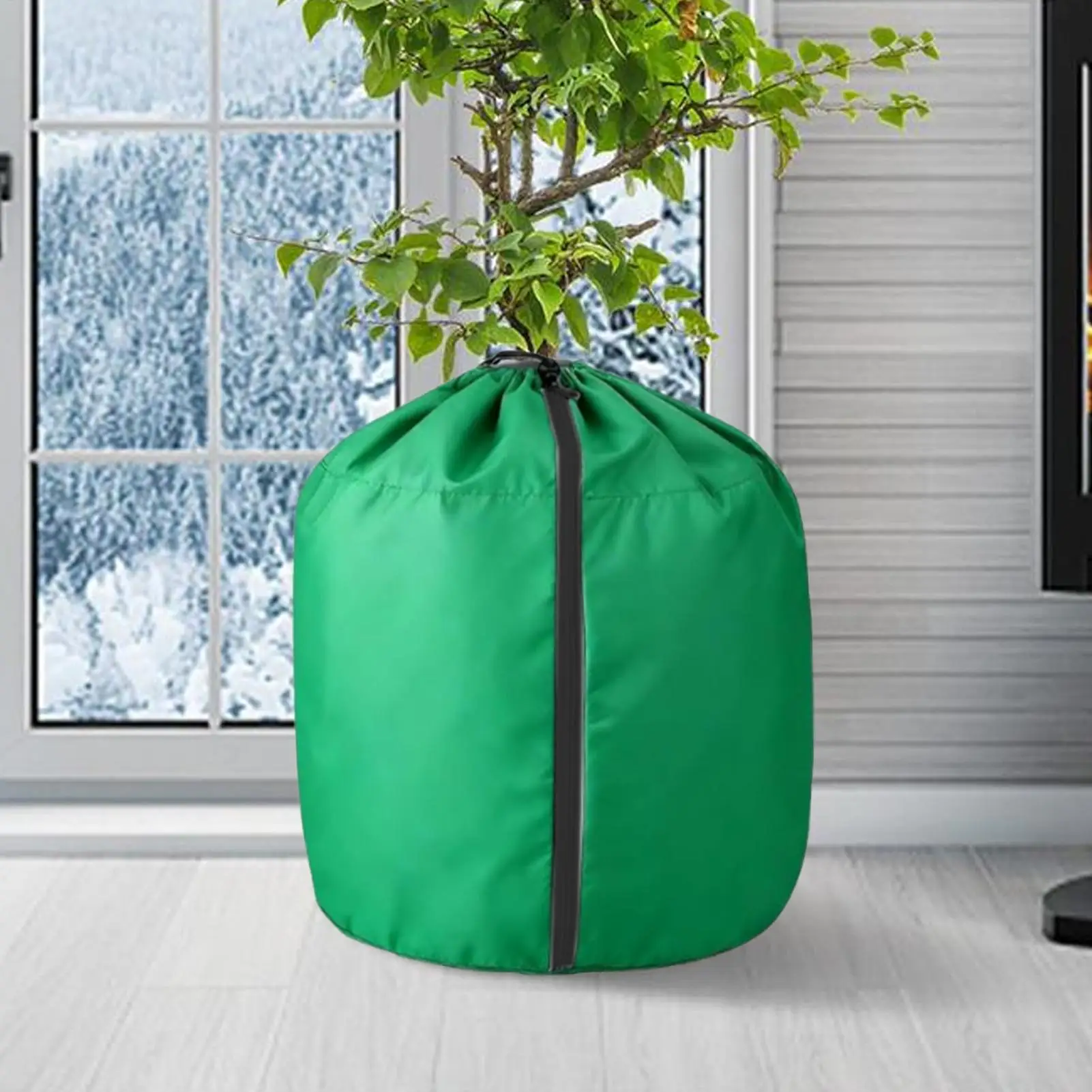 

Plant Covers Freeze Protection Cold Weather Wrap Bag Winter Shrub Plant Protection Bags with Drawstring Zipper for Outdoor