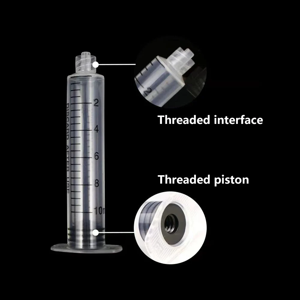 20~100Pcs Syringe No Push Rod Threaded Needle Tubes for Hydrolifting Needle For EZ Mesotherapy Injector Beauty Care Tools