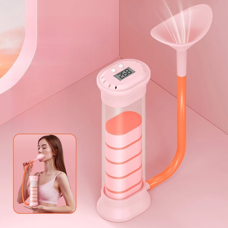 

Тренажер с гантелями для дыхания с регулируемым сопротивлением Эргономичный дизайн Эспандер для глубокого дыхания легких Практичный с счетчиком