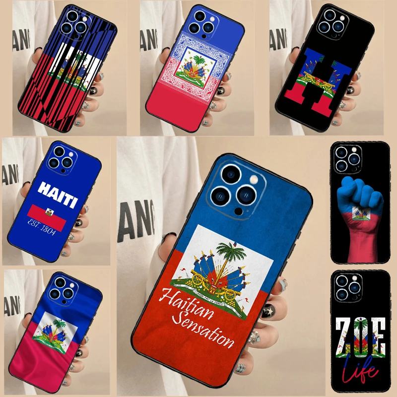 Vintage Haiti Haitian Flag Case For Samsung Galaxy S21 S22 S23 S24 S25 S26 Ultra S10 S25 Plus S25 FE S20 FE Cover Shell