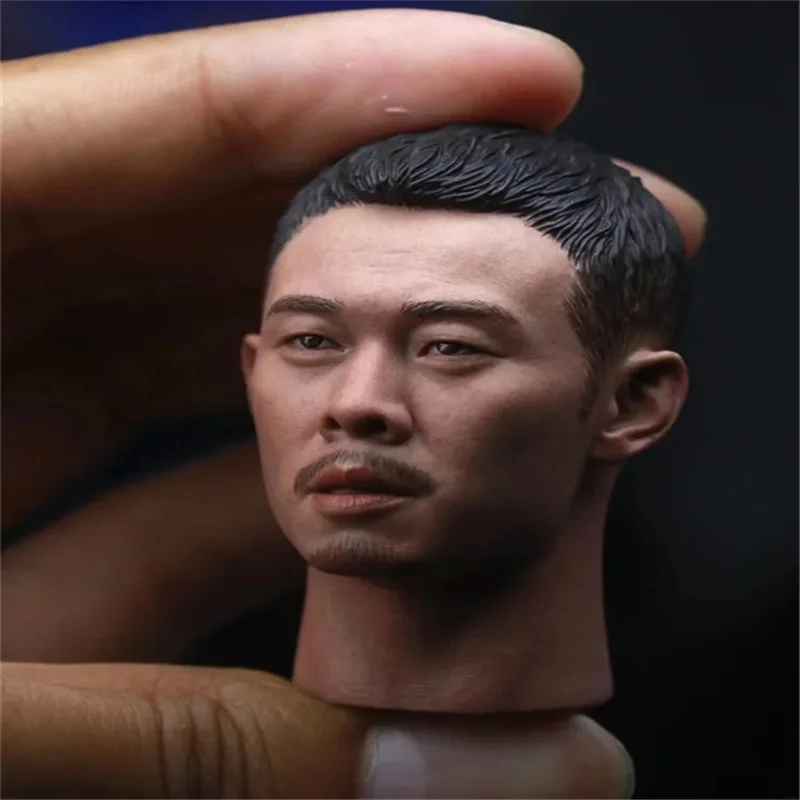 

ZHY005 B 1/6 Male Soldier Asian Stars Like Zhang Yi Head Sculpture Model Accessories Fit 12" Action Figures Body In Stock