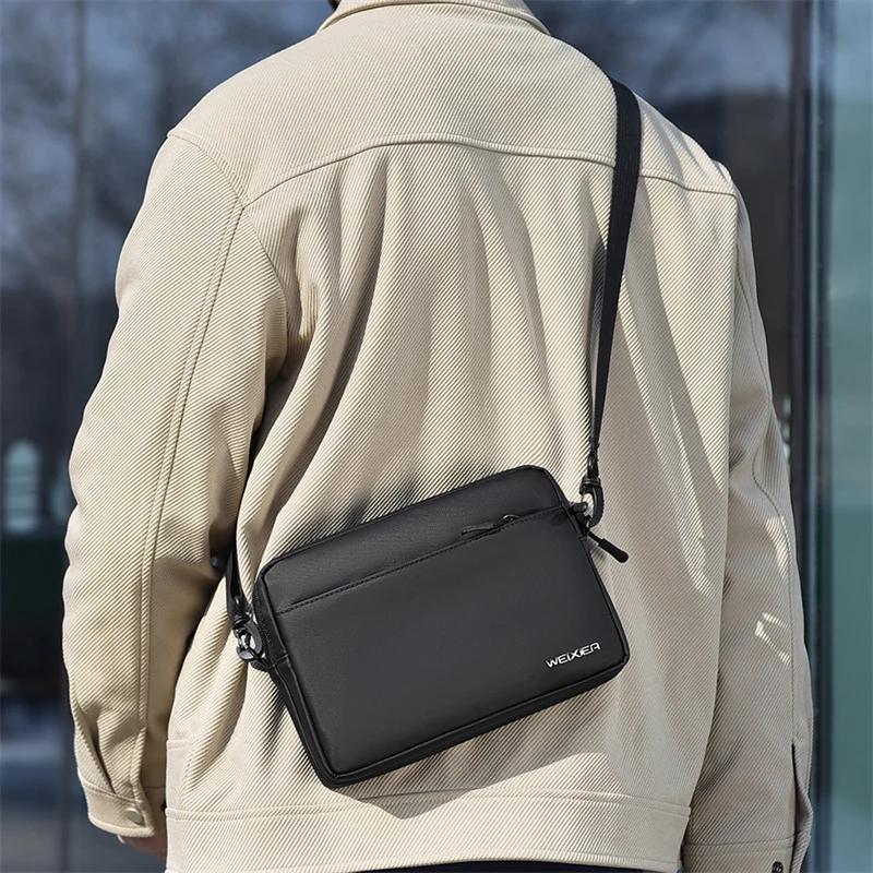 Shoulder Bag Men Outdoor Multifunctional Waterproof Wear-resistant Crossbody New High-end Fashion Business Commuting Bags