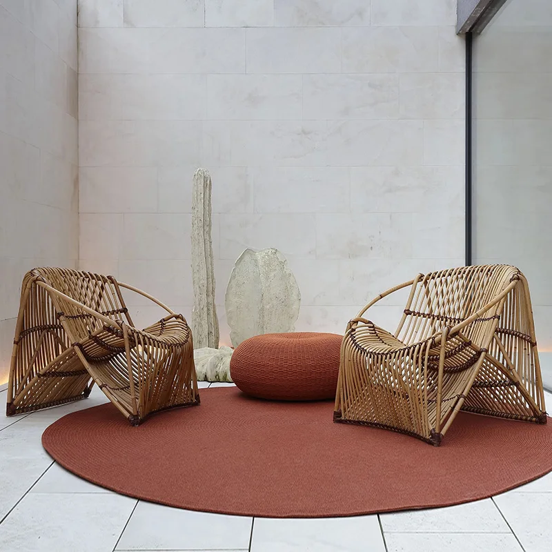 

Outdoor sofa B & B restaurant Terrace courtyard furniture Rattan chair Leisure combination Aluminum alloy rain