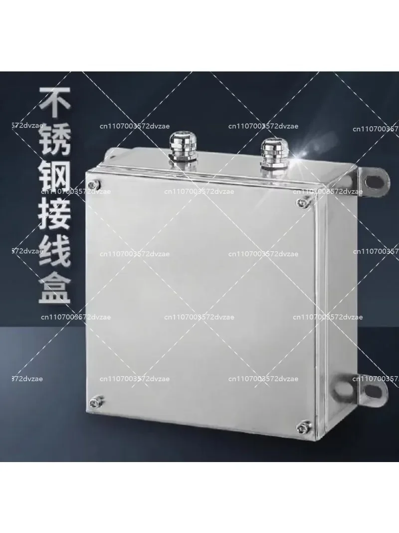 Stainless Steel Outdoor Rainproof Cable Breakout Box Waterproof Terminal Enclosure for Security Camera Cable Management