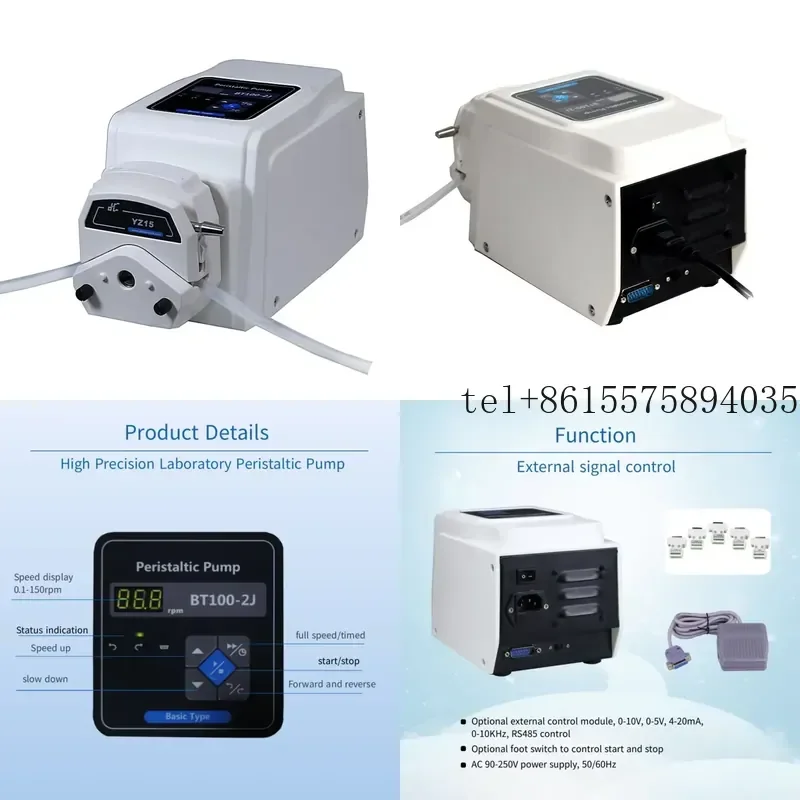 hot Tumescent Infiltration Stepper Motor Peristaltic Pump with 3bar Pressure for Liquid Transfer