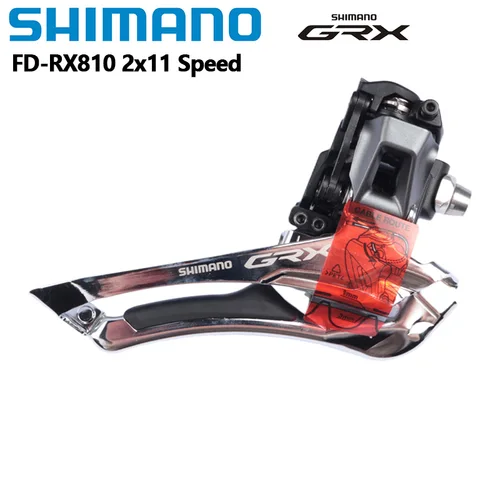 Derailleur delantero Shimano GRX RX810 2x11S, columpio descendente FD para bicicleta de carretera, palanca de cambios de bicicleta de grava, 22 velocidades Original