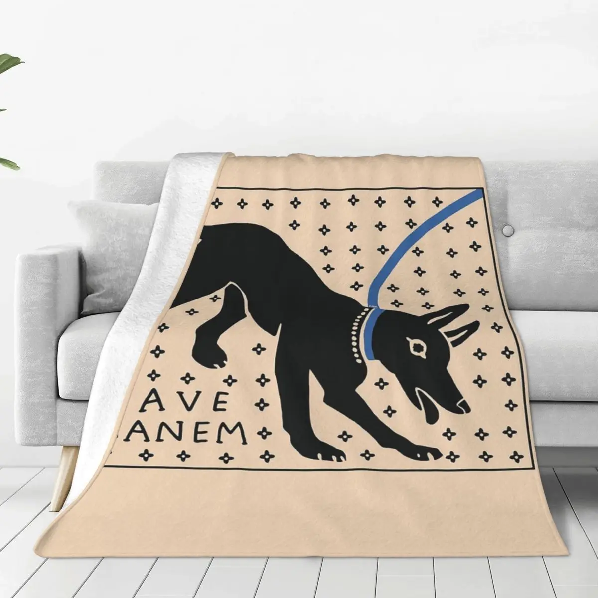 

Cave Canem Blanket Flannel Portable Sofa Throw Blankets For Couch Bedding Outdoor Throws Bedspread Quilt