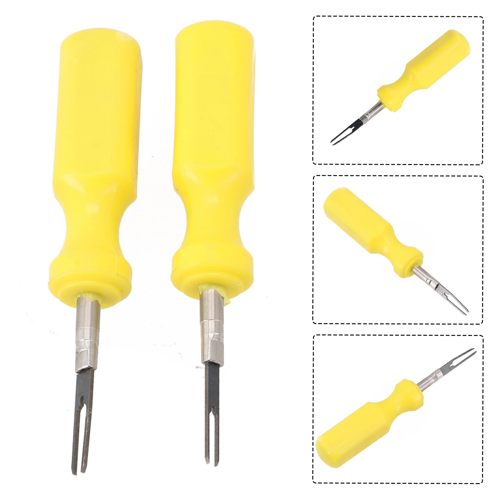 Accessories Car Terminal Removal Tool Disassemble Yellow Assemble Crimp Kit Repair Release Pin Stianless Steel