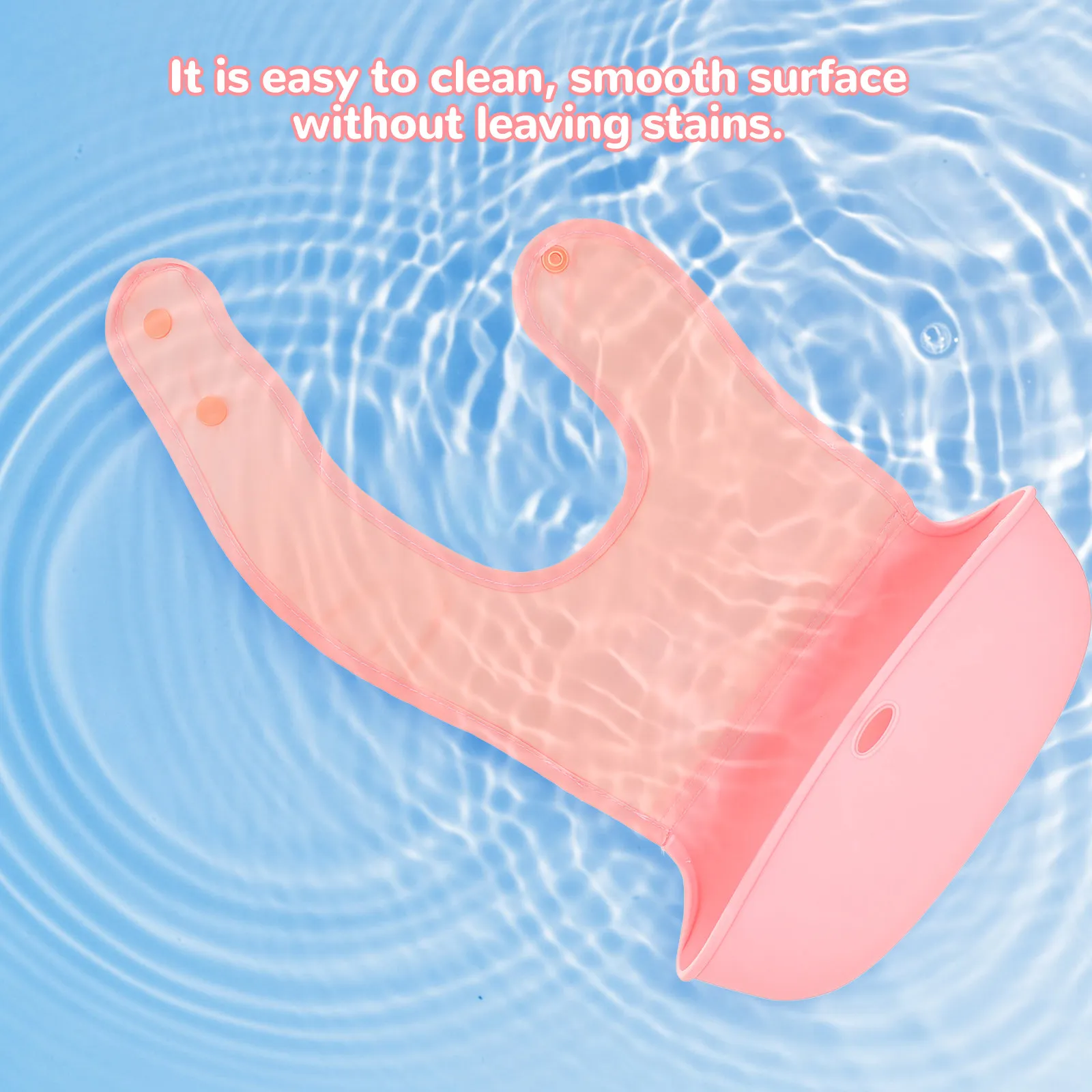 

Набор из 1 шт. детских водонепроницаемых нагрудников: мягкие, регулируемые, портативные, легкие, моющиеся, для кормления младенцев и защиты одежды малышей