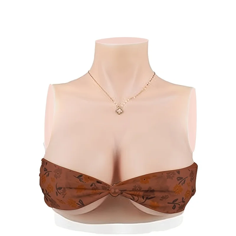 Realistic Silicone Breast Forms Huge Boobs for Drag Queen – C/D/E/G Cup Fake Chest Prosthesis for Men Crossdresser Transgender