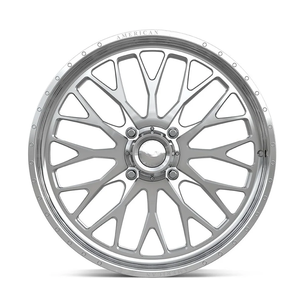 Custom Bright Polished Forged Wheels 20x7 22x7 24x7 Heavy Duty Off-Road UTV for Can-Am Maverick Defender Commander Polaris RZR