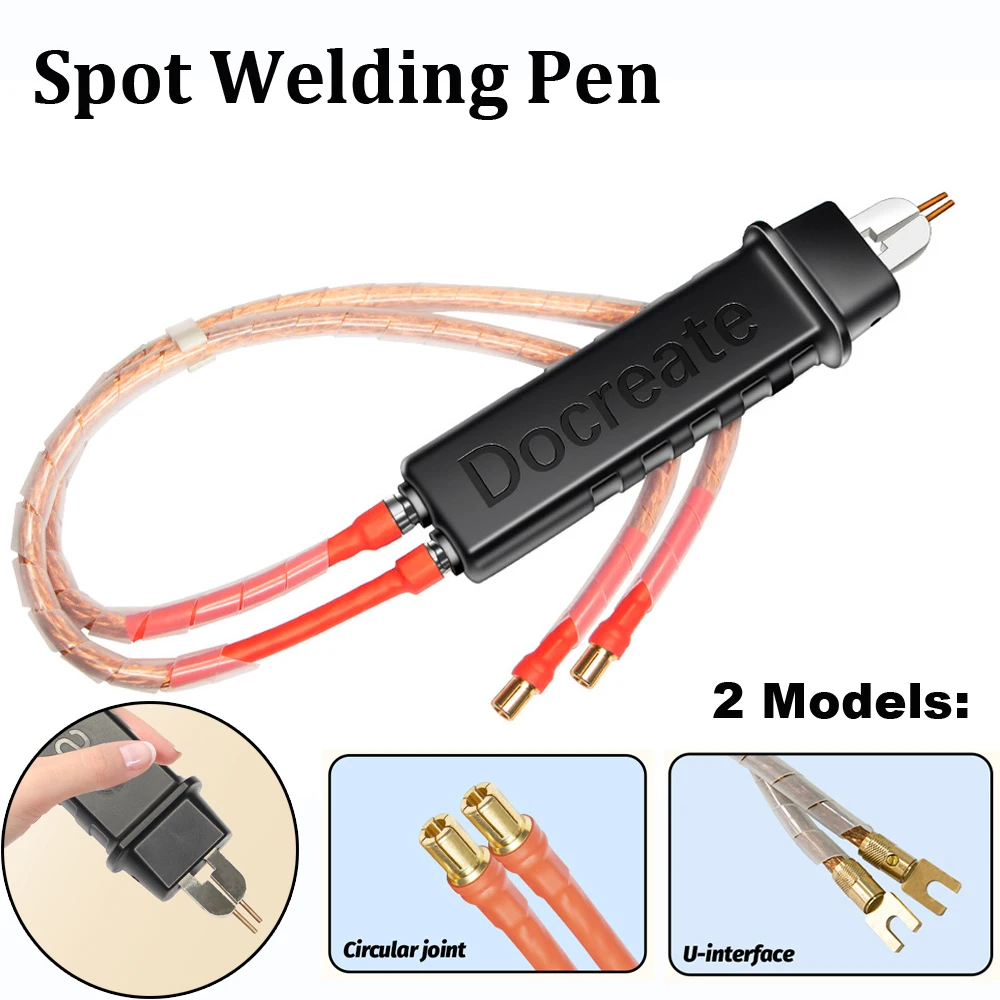 Spot Welding Pen Integrated Spot Welder Hand-held with Automatic Trigger for 18650 Battery Trigger Weld Mini Spot Weld Pen Tool