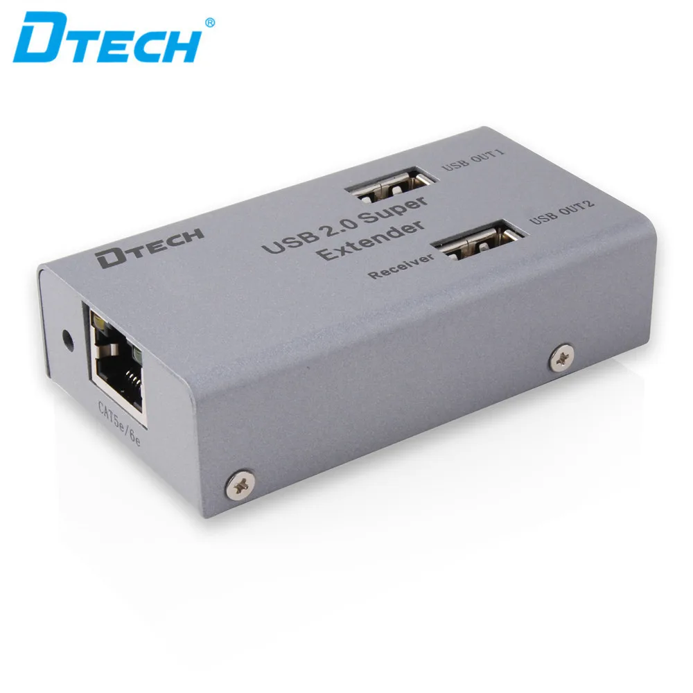 

DTECH Высококачественный 4-USB-выходной адаптер, 4 порта, 50 м, 2,0 USB-удлинитель