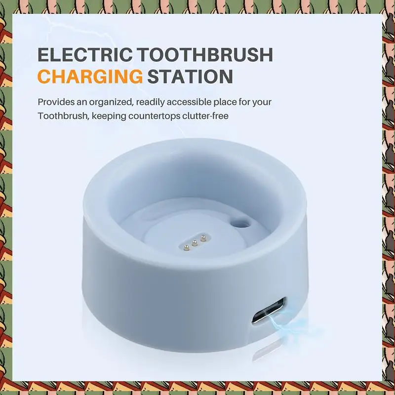 

B75A Подметальная вибрационная электрическая зубная щетка, зарядная подставка, подставка для хранения для Laifen Lftb01-P