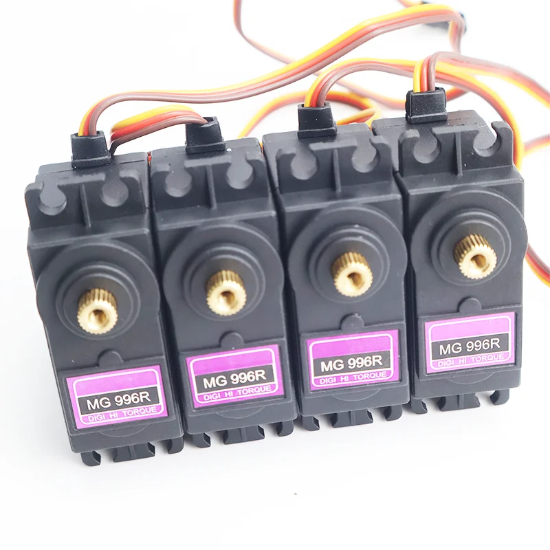 1Pcs / 4Pcs Digital Servo MG996R High Torque Metal Gear Servo for Futaba JR 1/8 1/10 RC Boat RC Car Helicopter Robot Expand