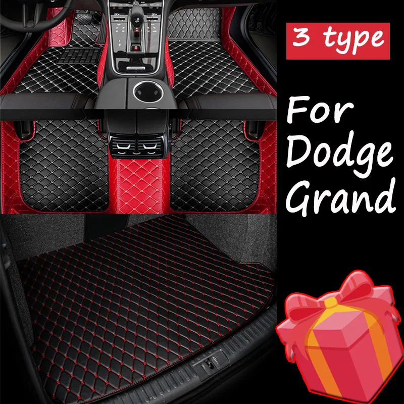 Car Mats Floor For Dodge Grand Caravan 2008~2020 7seat Waterproof Car Floor Mat Ceubre Pisos Para Autos Car Accessories Interior