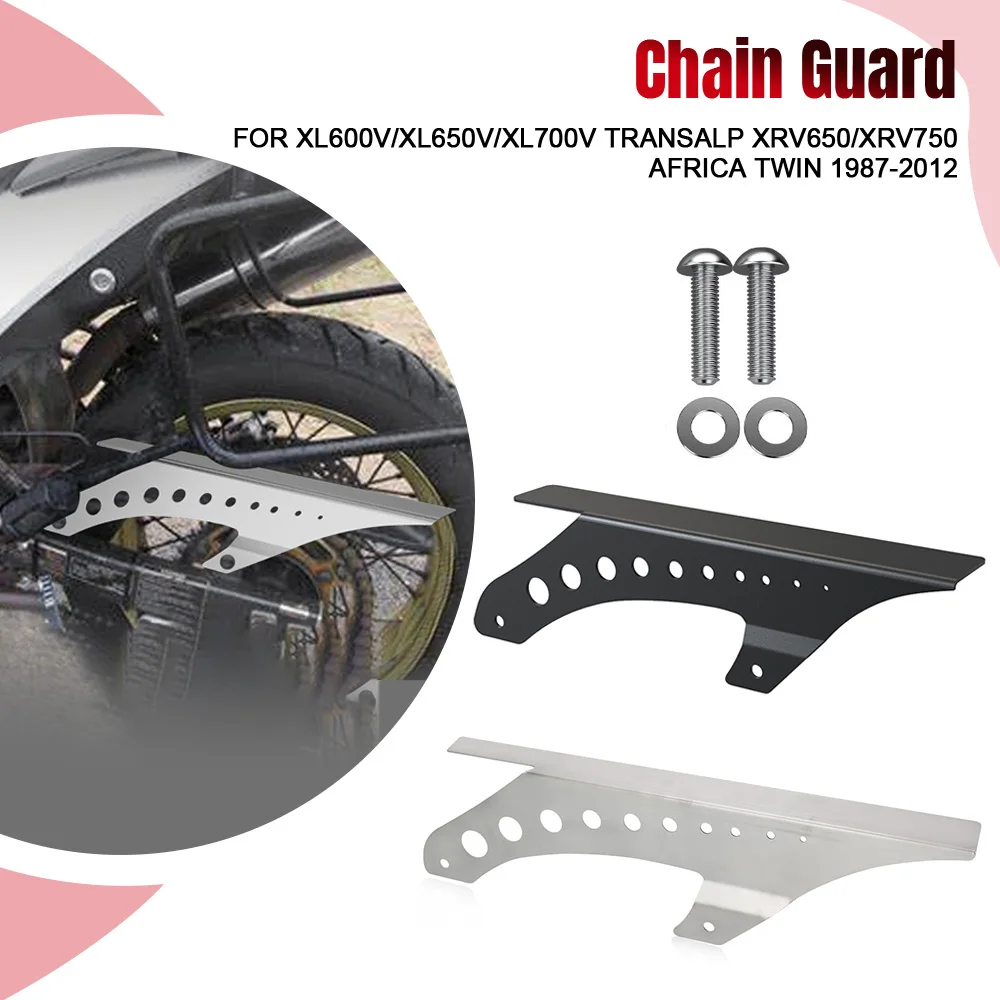 

Motorcycle Rear Chain Guard Cover Protection For Honda XL600V/XL650V/XL700V Transalp XRV650/XRV750 Africa Twin 1987-2004-2012