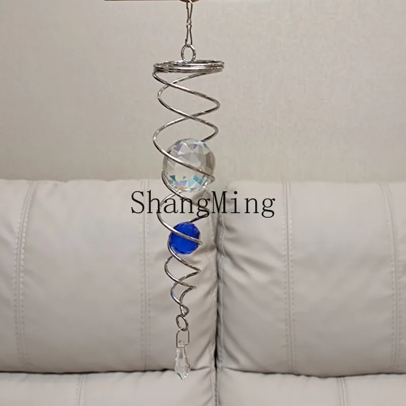 

DSA modern craftsmanship three-dimensional one-piece three-layer rotating wind chime creative pendant craftsmanship pendant