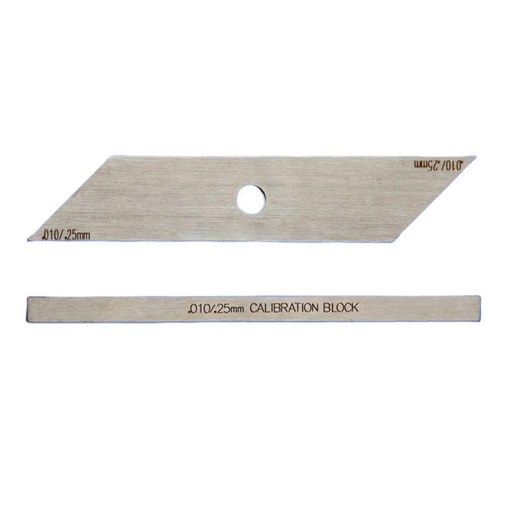 Two Piece Stainless Steel Welding Gauge Set With Calibration Block For Accurate Undercut Depth Measurement Metric And Standard T
