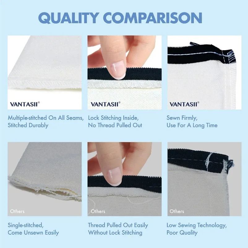 10 ชิ้น Blank DIY Craft กระเป๋าผ้าใบดินสอกระเป๋าแต่งหน้า - กระเป๋าดินสอกระเป๋าเครื่องสําอางอเนกประสงค์ Travel กระเป๋าซิปกระเป๋า