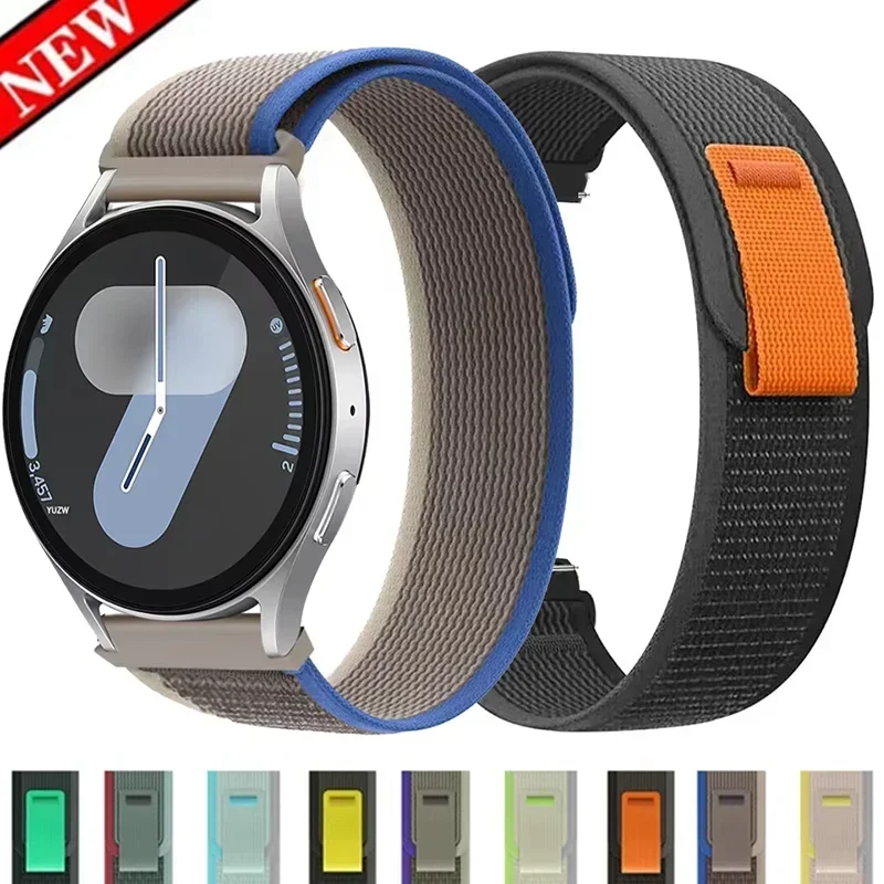 Correa de 20mm/22mm para Samsung Galaxy Watch 4 5 6 7 classic/active 2/3/Gear S3 Trail Loop pulsera Huawei Watch GT 2/2e/3 Pro