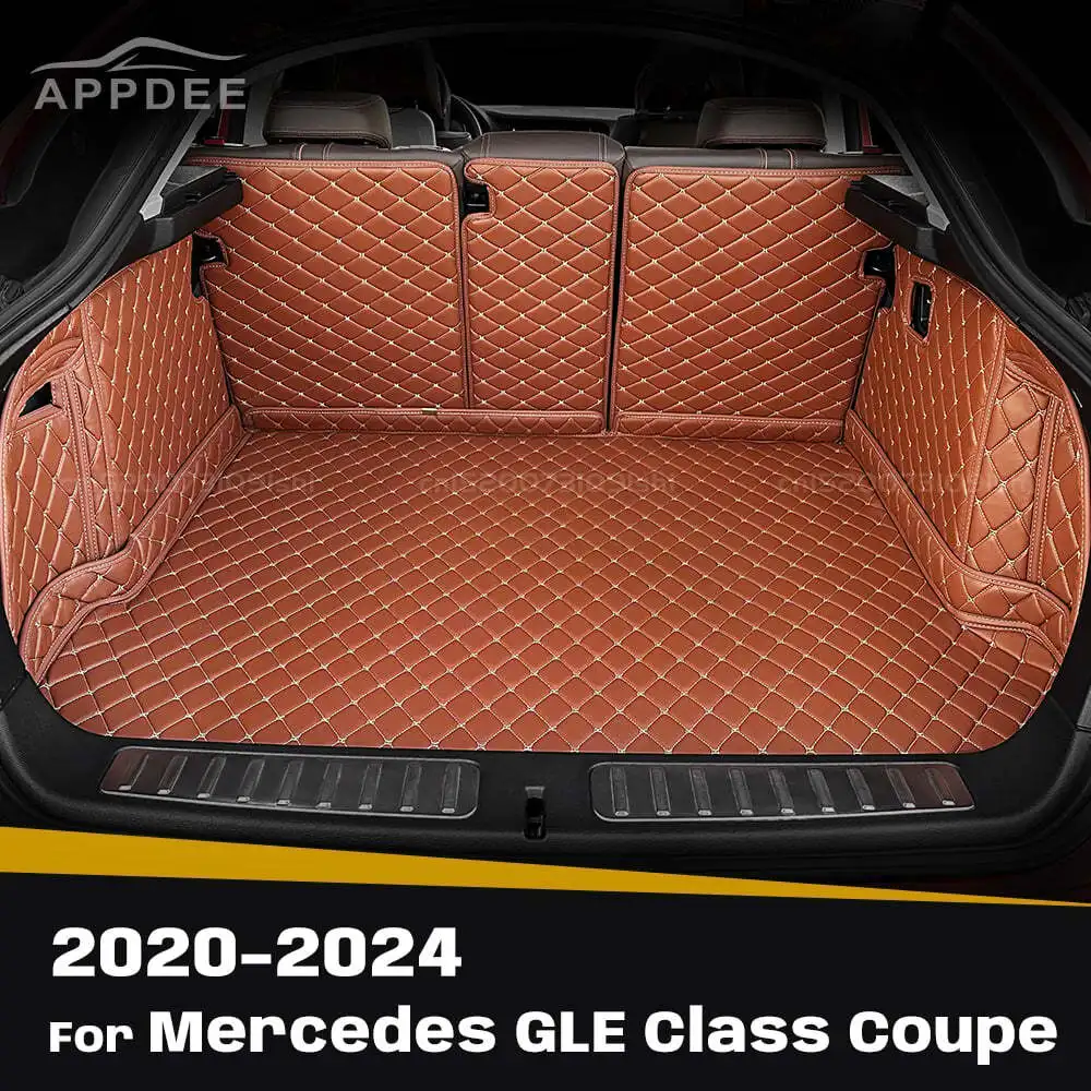 

Для Mercedes Benz GLE Class Coupe 2020 2021 2022 2023 2024 Автоматический коврик для багажника с полным покрытием, автомобильный коврик, аксессуары для интерьера