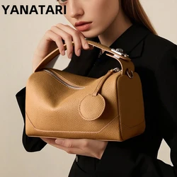 YANATARI Genuine leather woman bag shoulder bag Handbags ladies crossbody bags luxury designer minimalism bag Cattle leather