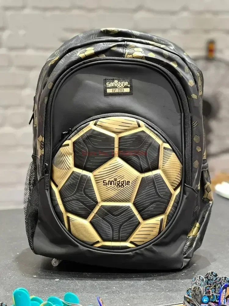 Nowy australijski Smiggle Gold Football 18. rocznica dzieci studenci lekkie tornistry o dużej pojemności długopisy torby kubki