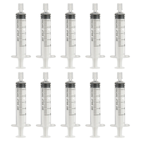 10 Pcs Interval Scale Syringe Perfume Bottle Essence Hose Connection Dispenser Plastic Transferring Liquids Jeringas De 10ml