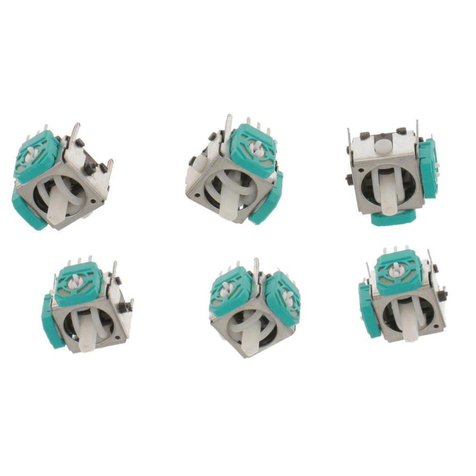 عصا التحكم التناظرية ثلاثية الأبعاد لنينتندو ، لعبة مكعب ، NGC ، لعبة تحكم إصلاح أجزاء ، عصا التبديل ، اكسسوارات غمبد ، 6 قطعة لكل مجموعة