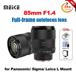 meke 85mm F1.4 AF L Mount Full Frame Auto Focus STM Medium Telephoto Prime Portrait Lens for Panasonic/ Sigma/ Leica Cameras