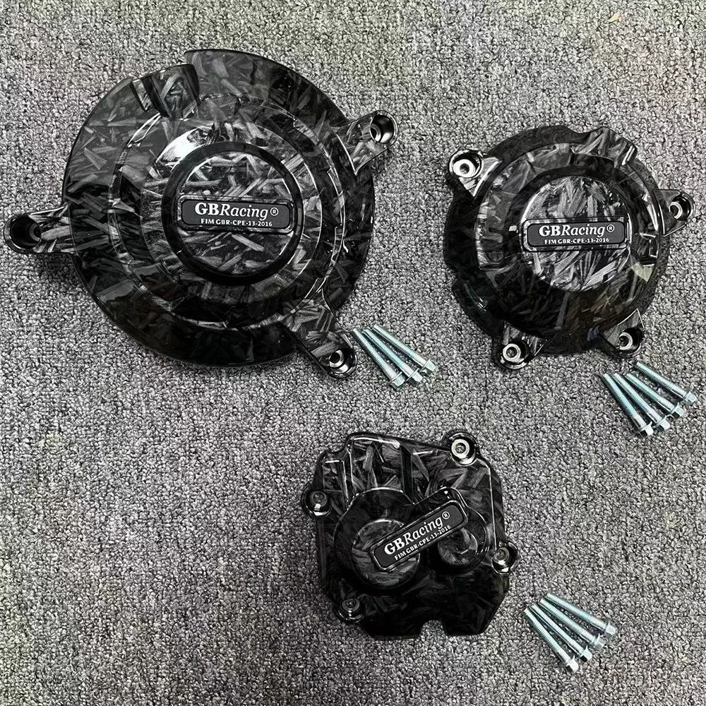 

ZX-10R 2025 Moto Engine Protection For KAWASAKI Ninja ZX-10R 2011-2025 Engine Cover Motorcycle Protective Cover Forged Texture