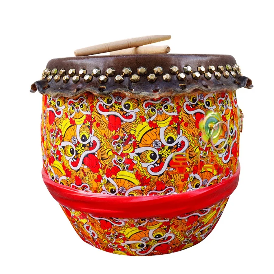 first layer cowhide encouragement dragon boat drum 14 inch 16 inch 18 inch drum Lion dance drum handmade