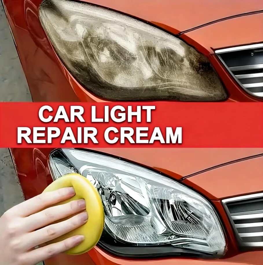 Headlight Yellowing Remover Spray Ceramic Restoration Oxidation Repair Long-Lasting Protection