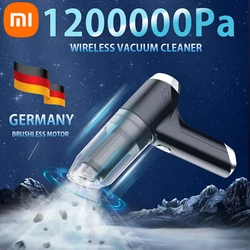 Xiaomi-Aspirador de pó automotivo sem fio, 3 em 1, portátil, mini, portátil, robô, carro, casa, escritório, 1200000Pa