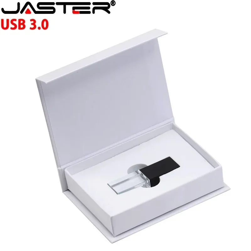 JASTER-unidad Flash USB 3,0, pendrive con logotipo personalizado, 3D grabado láser, 32GB, 64GB, regalo creativo, disco U