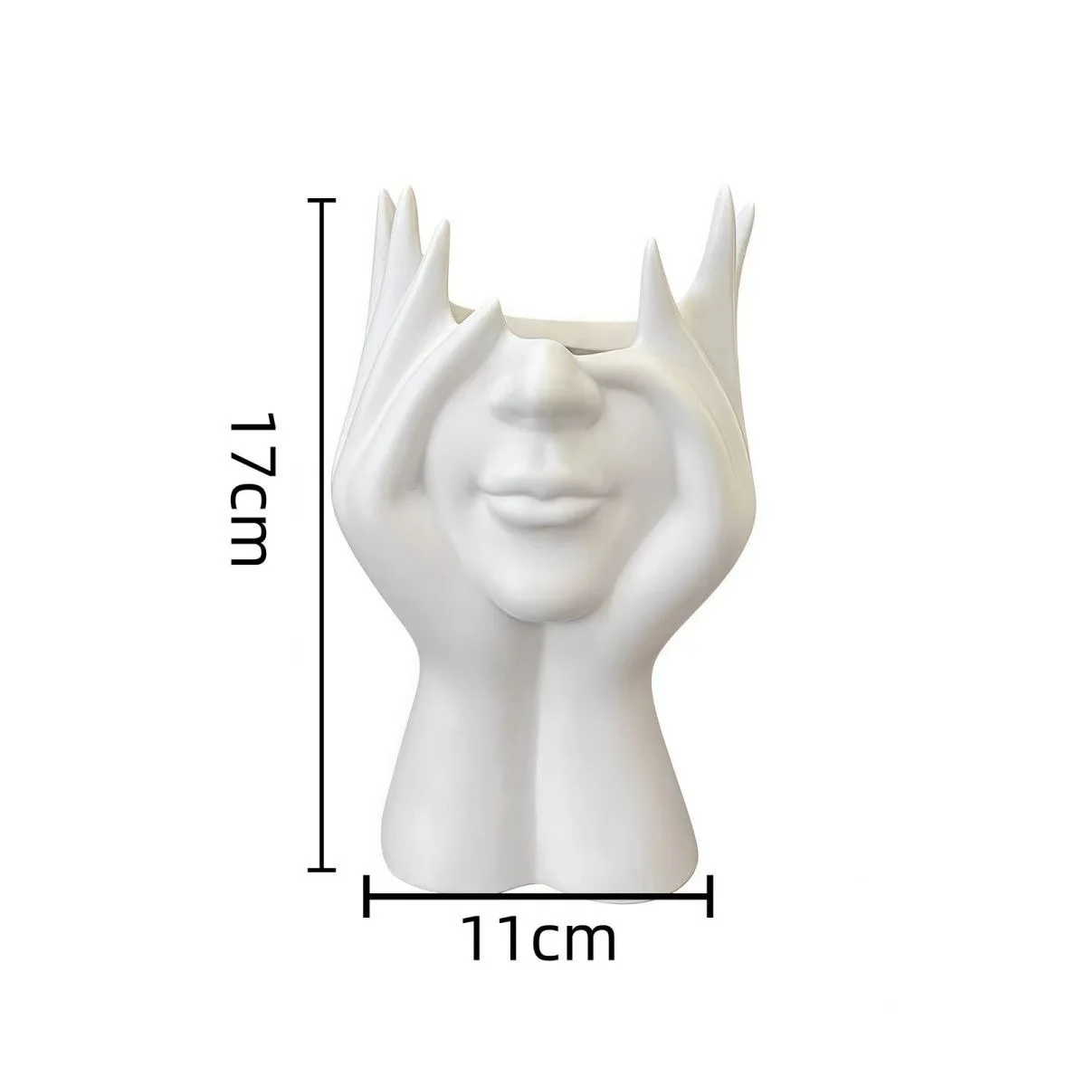 1 قطعة أصحاب تخزين شخصية الفينيل الإبداعية جسم الإنسان فن التصميم مكتب المنظمون حامل فرشاة للمكياج متعدد الوظائف #6