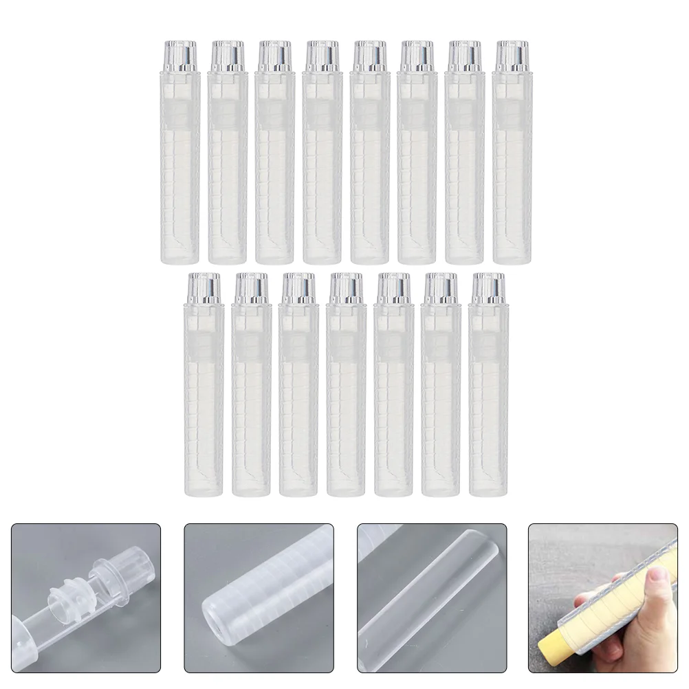 Clear Stand Blackboard Chalk Clip Set Plastic Protector Practical Cover Holders for Teachers