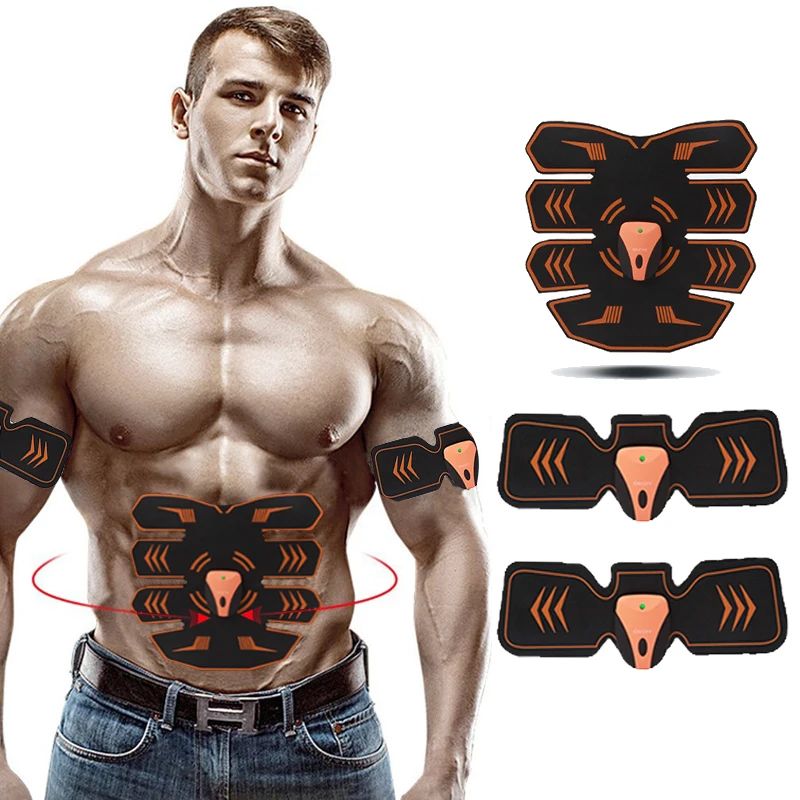 Electric EMS Muscle Stimulator Smart Fitness Abdominal Training Weight Loss Stickers Wireless Body Slimming Massager